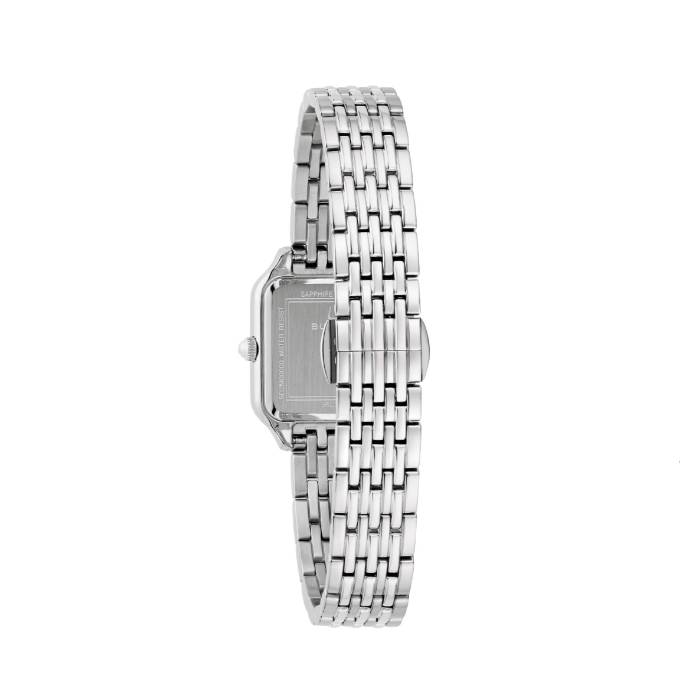 Orologio Donna Bulova Quarzo Solo Tempo Sutton Square Acciaio Madreperla 96L357