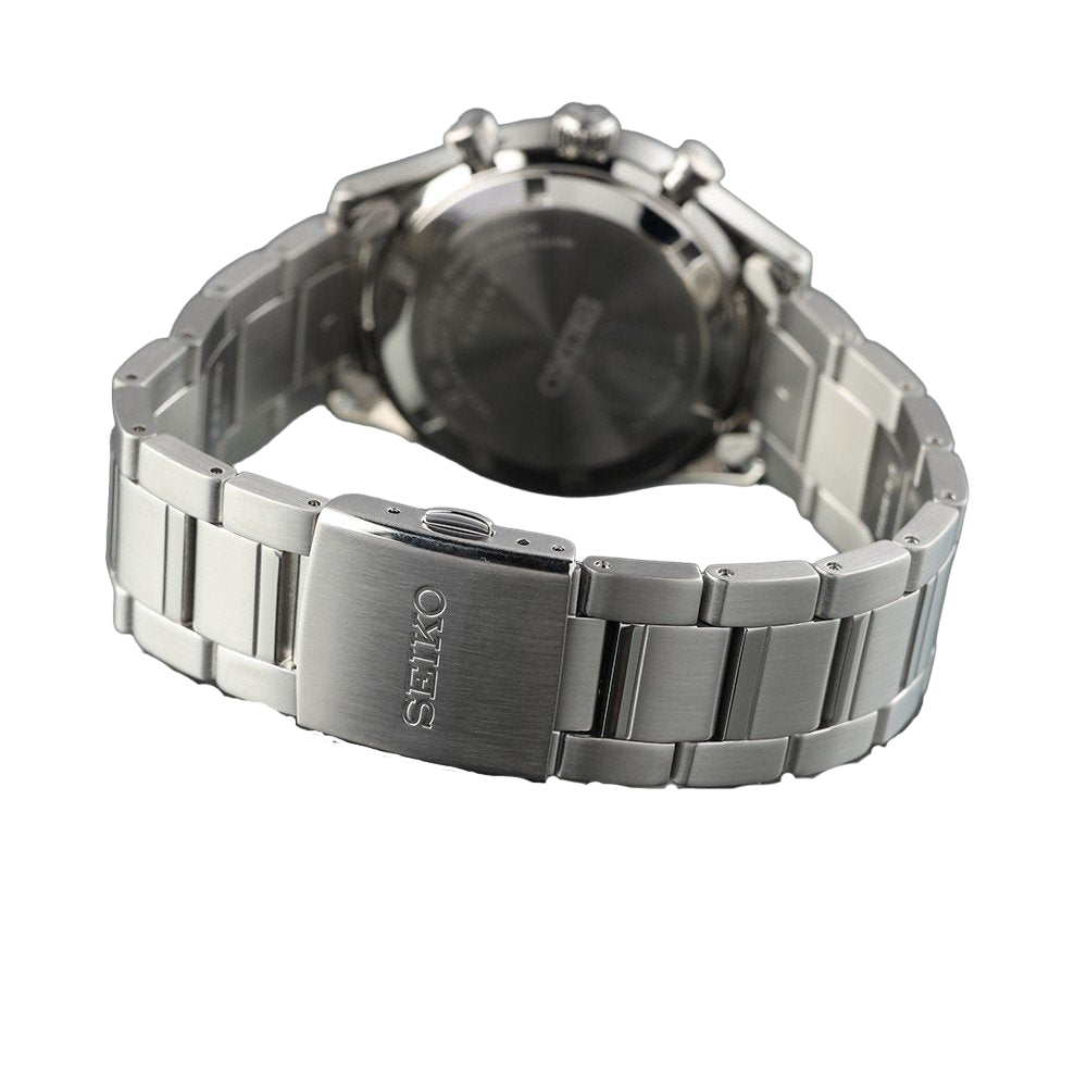 Orologio Uomo Seiko Sport Acciaio Quarzo Cronografo Nero Data SSB419P1