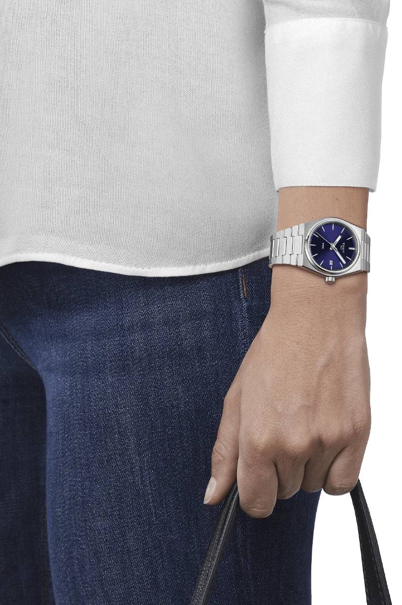 Orologio Acciaio Donna Tissot Classic Prx Powermatic 80 Data Movimento Svizzero