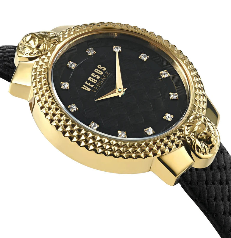 Orologio Donna Versus By Versace Quarzo Solo Tempo Acciaio Dorato Pelle VSPLK1220