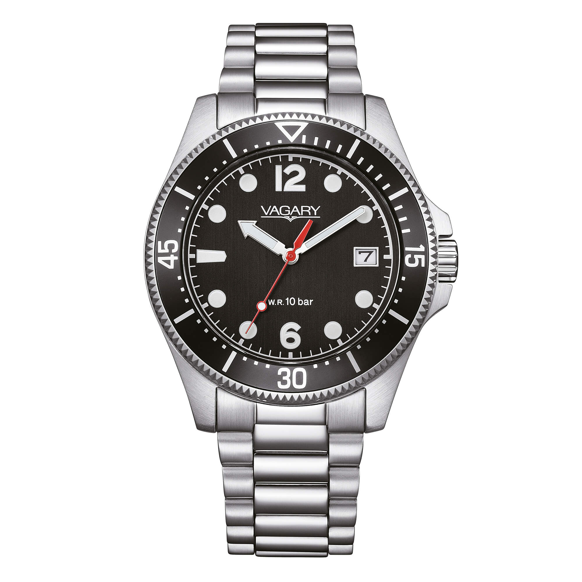 Orologio Uomo Vagary By Citizen Quarzo Acciaio Nero VD5-317-51