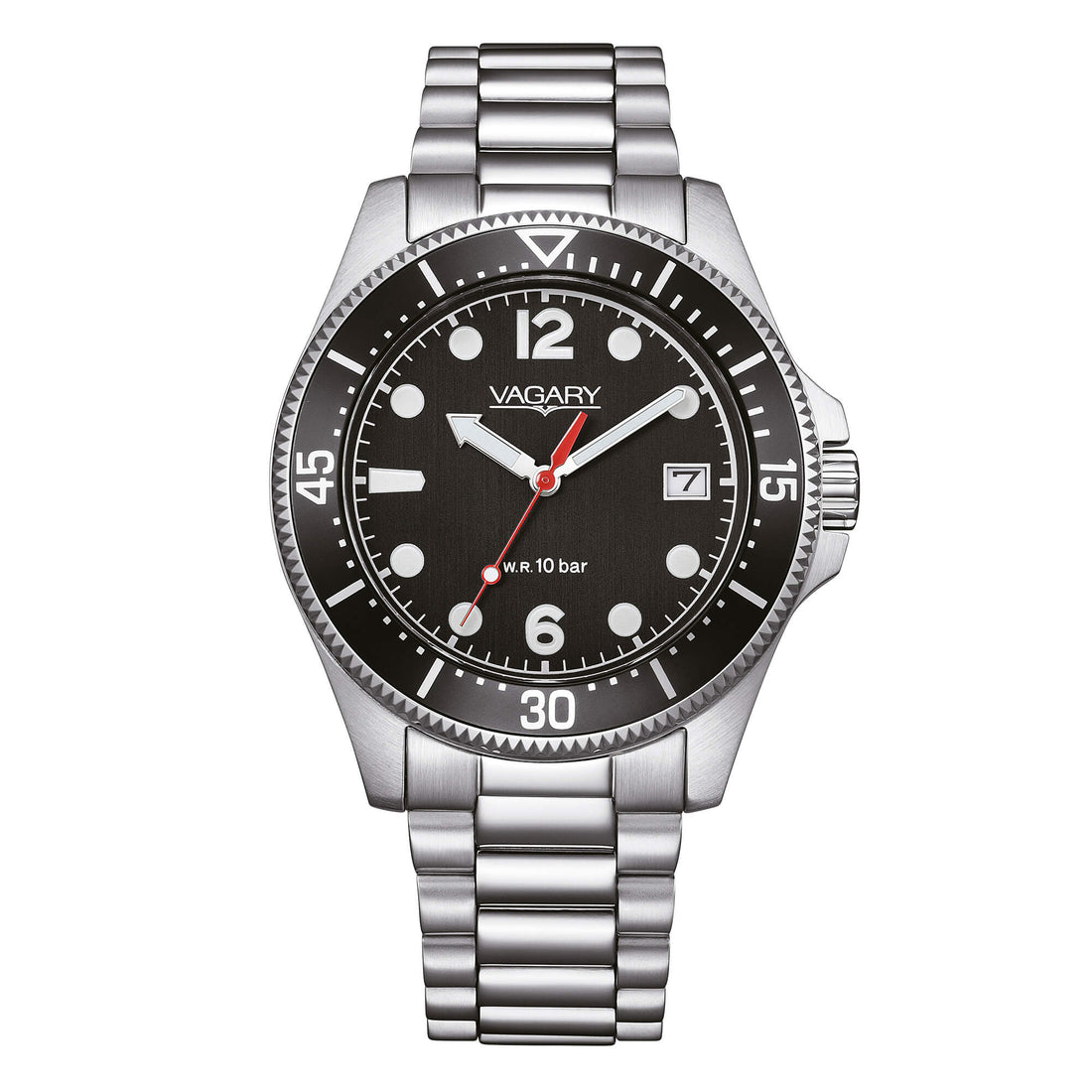 Orologio Uomo Vagary By Citizen Quarzo Acciaio Nero VD5-317-51