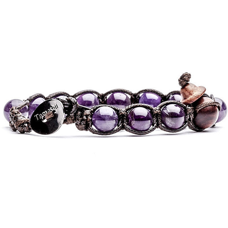Bracciale Uomo Tamashii Tibetano Biglie ametista BHS900-8