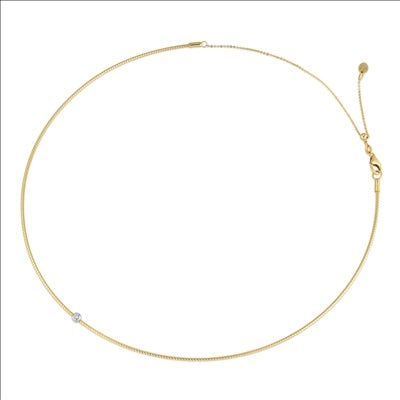 Collana Donna Ponte Vecchio Gioielli Oro Bicolore 18 KT Diamante CG1881BRY