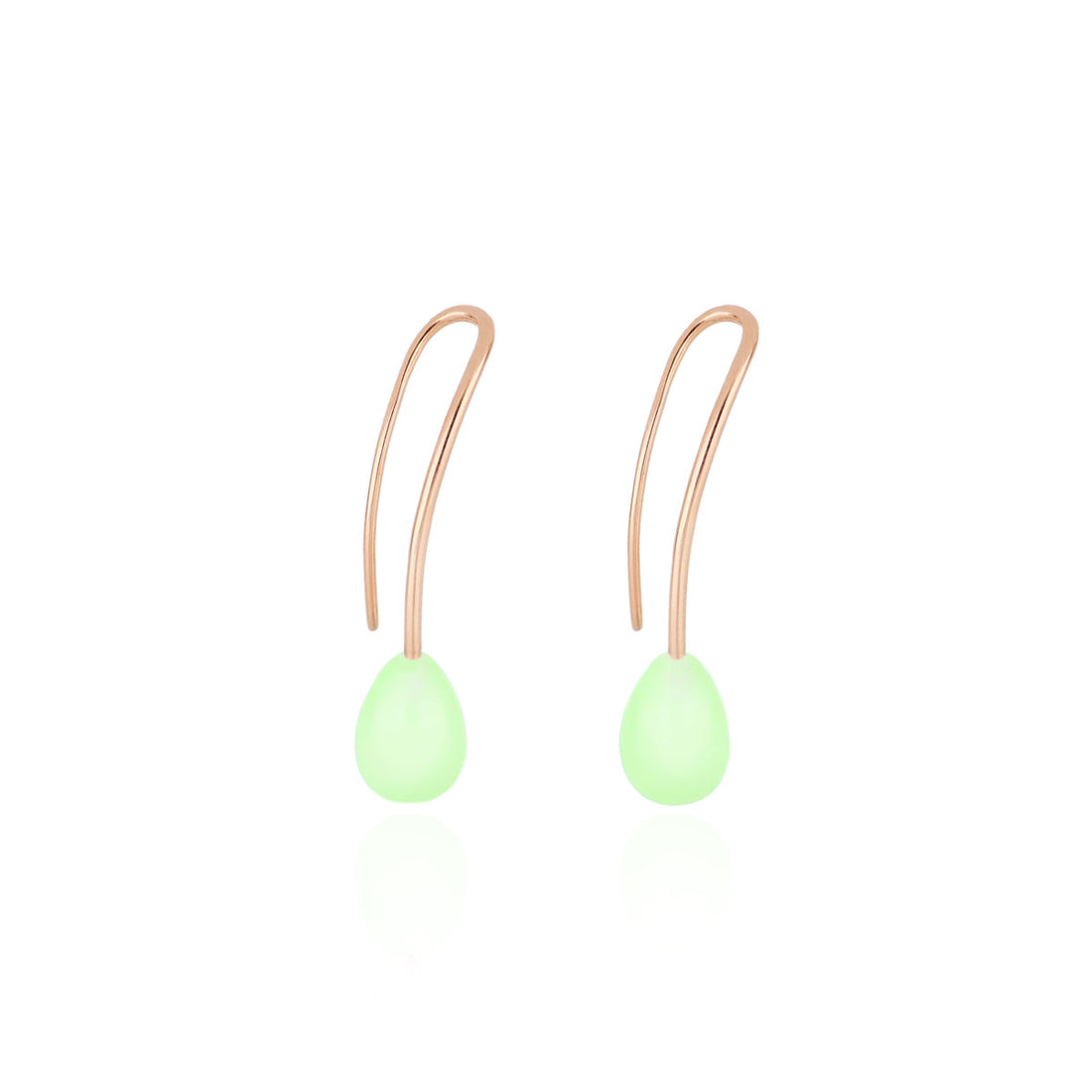 Orecchini Tsars Argento Rosè Agata Verde OLE3144RGR