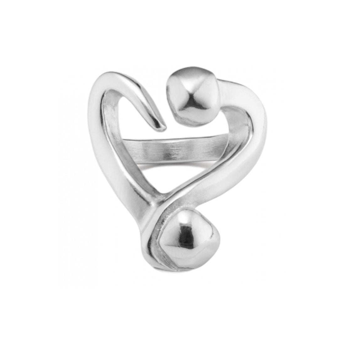 Anello Donna Uno De 50 One Love Cuore Zama Lucido ANI0777MTL00015