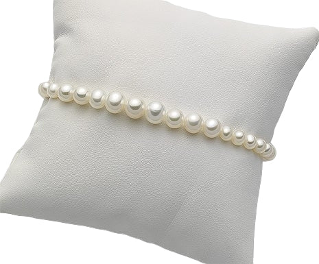 Bracciale Donna Mikiko Oro 18 Kt Perla a scalare fresh water