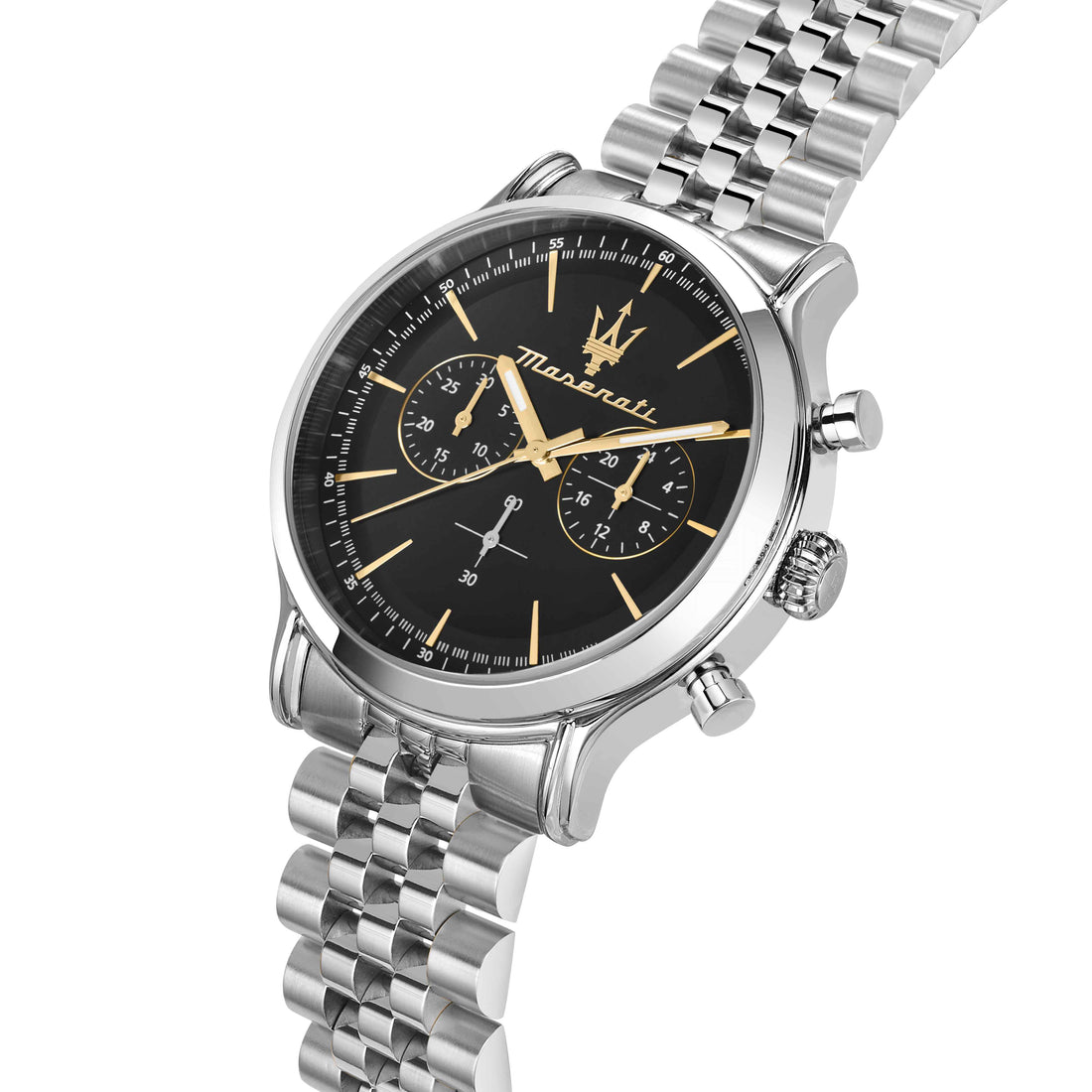 Orologio Uomo Maserati Acciaio Epoca Quarzo Cronografo Nero Dorato R8873618017