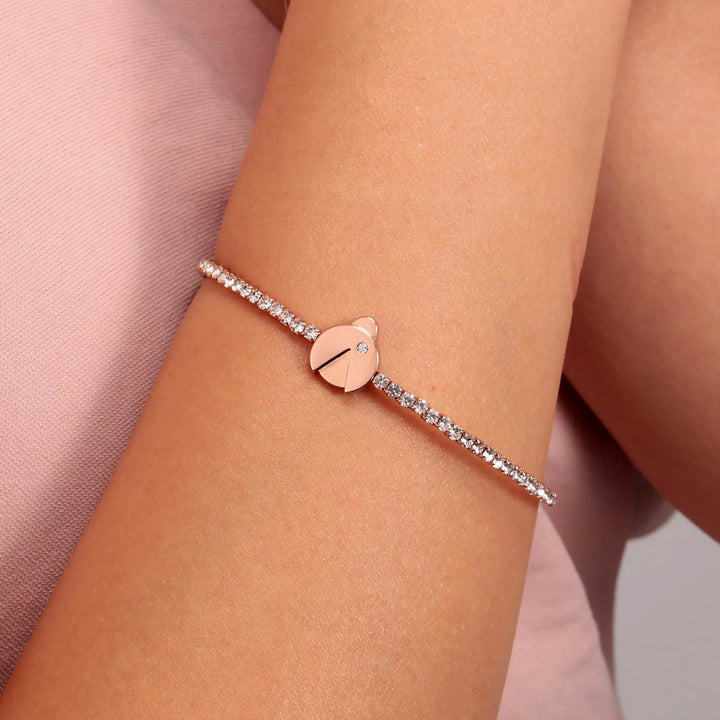 Bracciale Donna La Petite Story Ottone Con Zirconi Bianchi LPS05ARR66