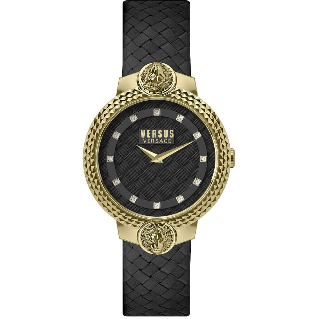 Orologio Donna Versus By Versace Quarzo Solo Tempo Acciaio Dorato Pelle VSPLK1220