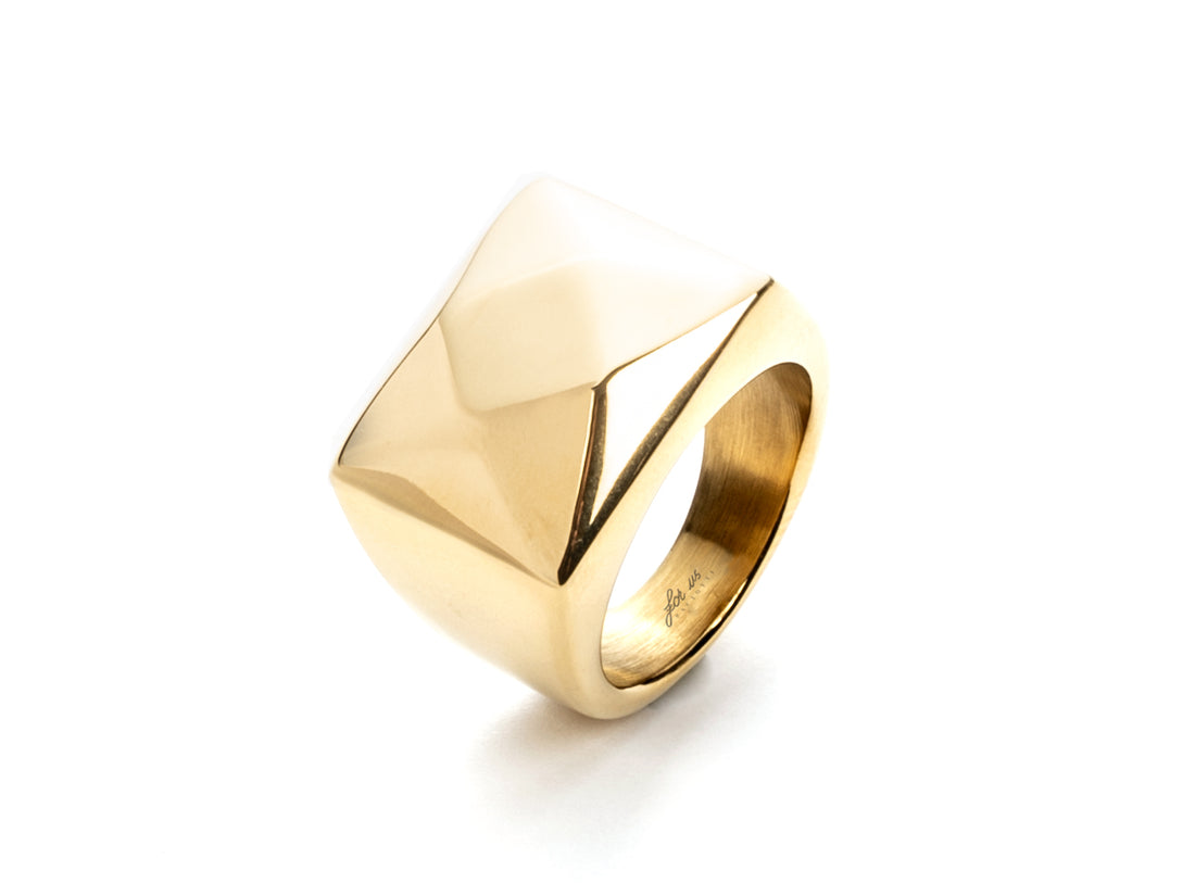 Anello Donna 4US Cesare Paciotti Acciaio dorato  4UAN5307W/14