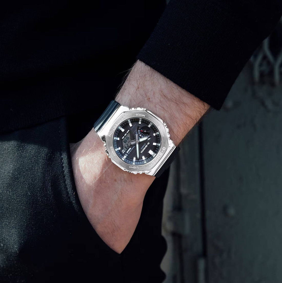 Orologio Uomo Casio G-SHOCK Acciaio Nero GBM-2100-1AER