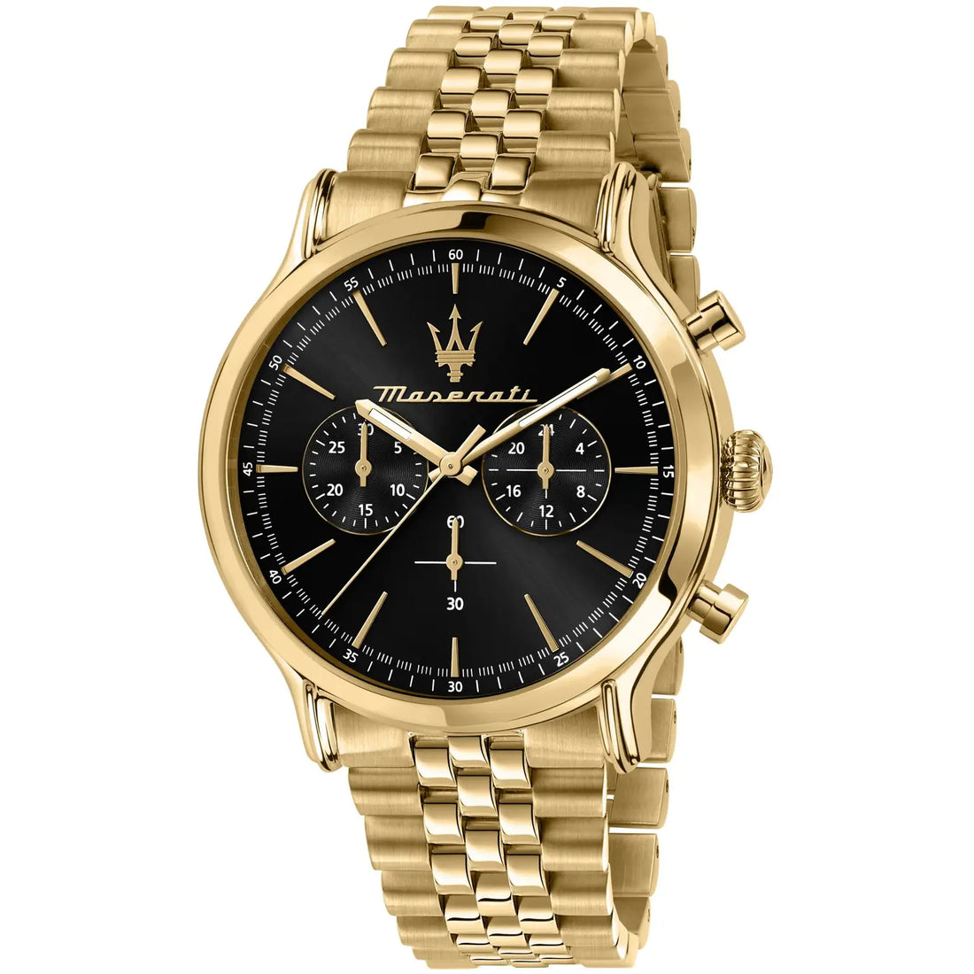 Orologio Uomo Maserati Acciaio Dorato Nero Cronografo Quarzo R8873618023