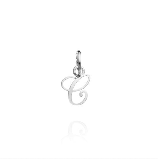 Charm Donna Giovanni Raspini Argento 925 Lettera C Juliet Realizzato A Mano 10722