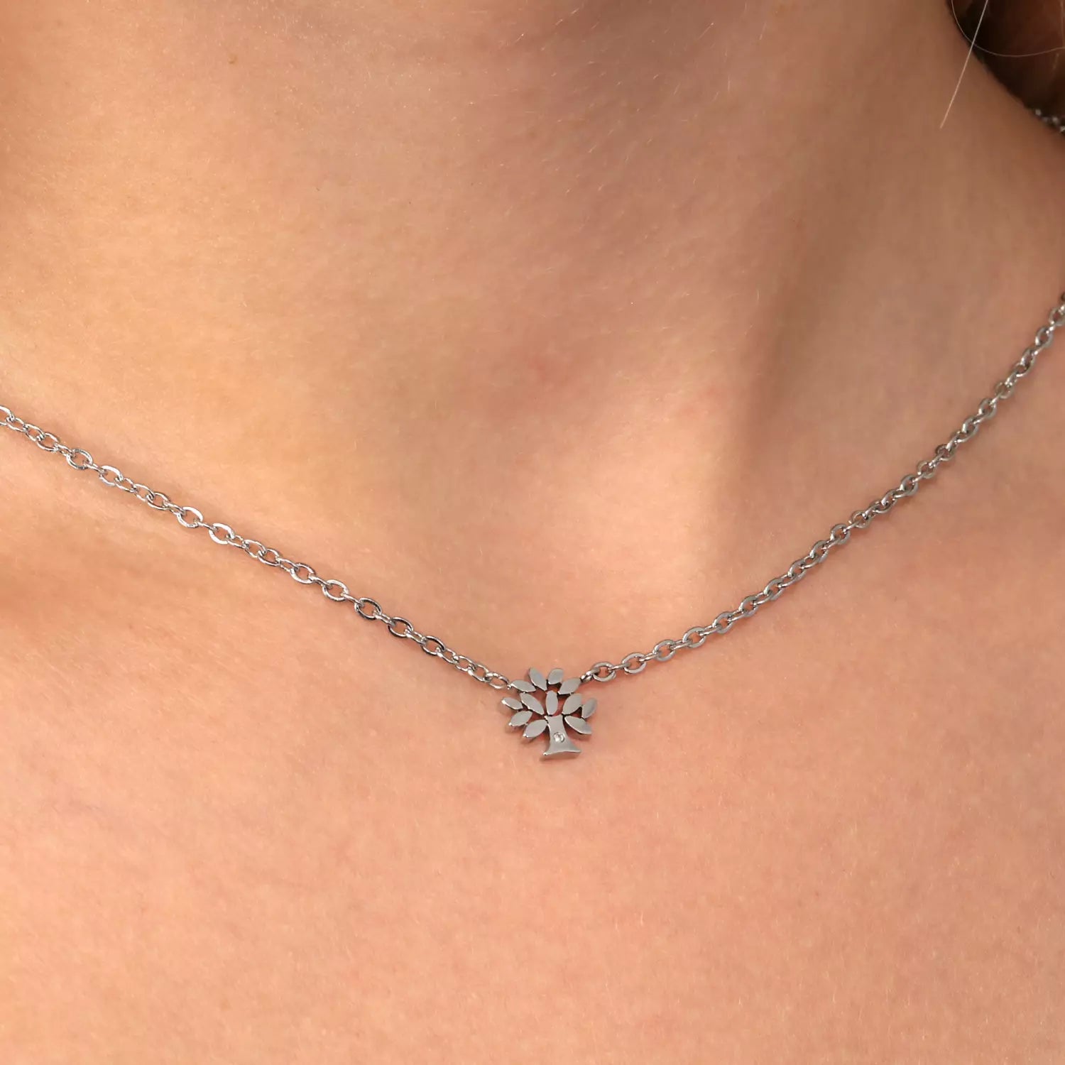 Collana Donna La Petite Story Acciaio Con Albero Family LPS10ASF04