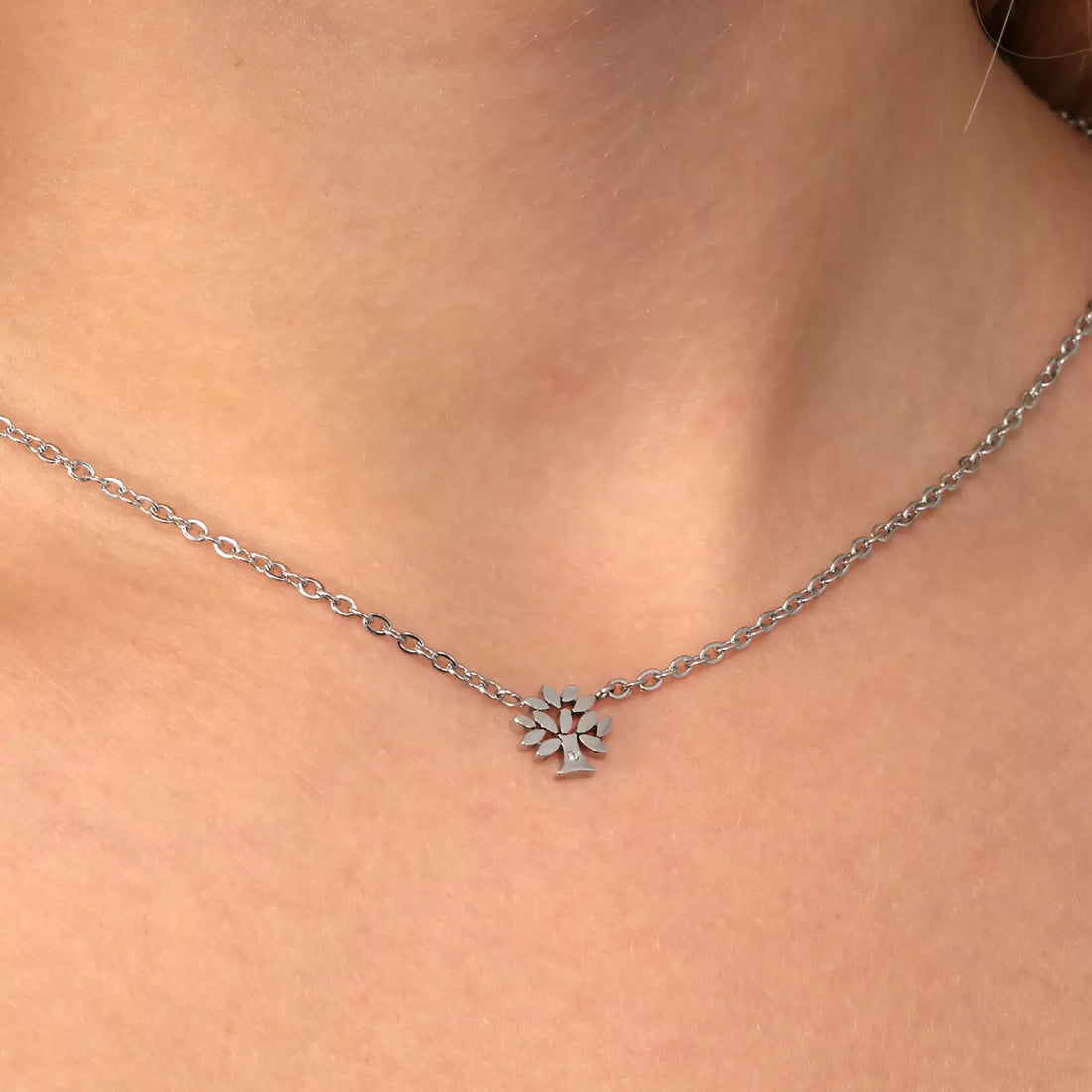 Collana Donna La Petite Story Acciaio Con Albero Family LPS10ASF04