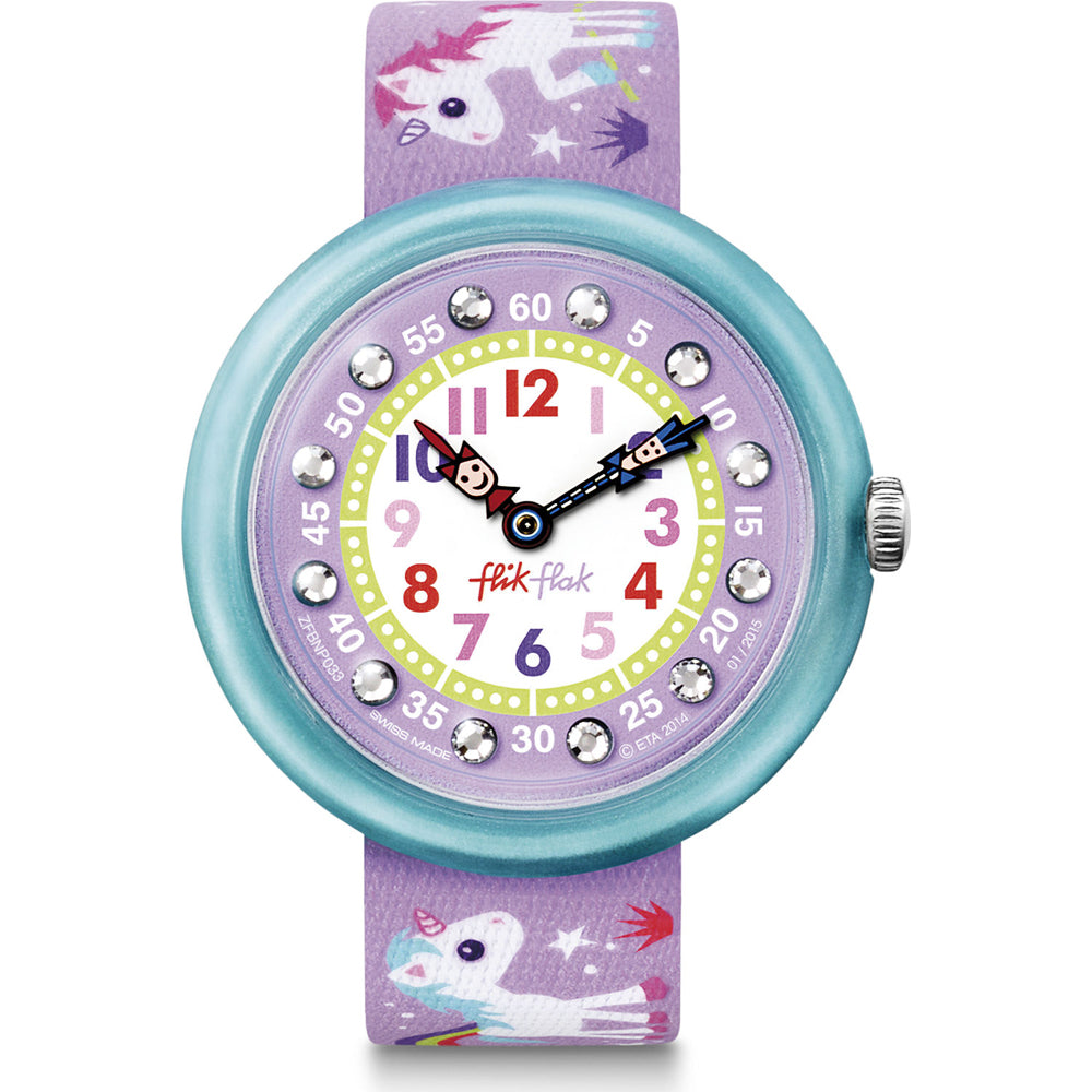 Orologio Bambino Swatch Solo Tempo Flik Flak Magical Unicorns ZFBNP033