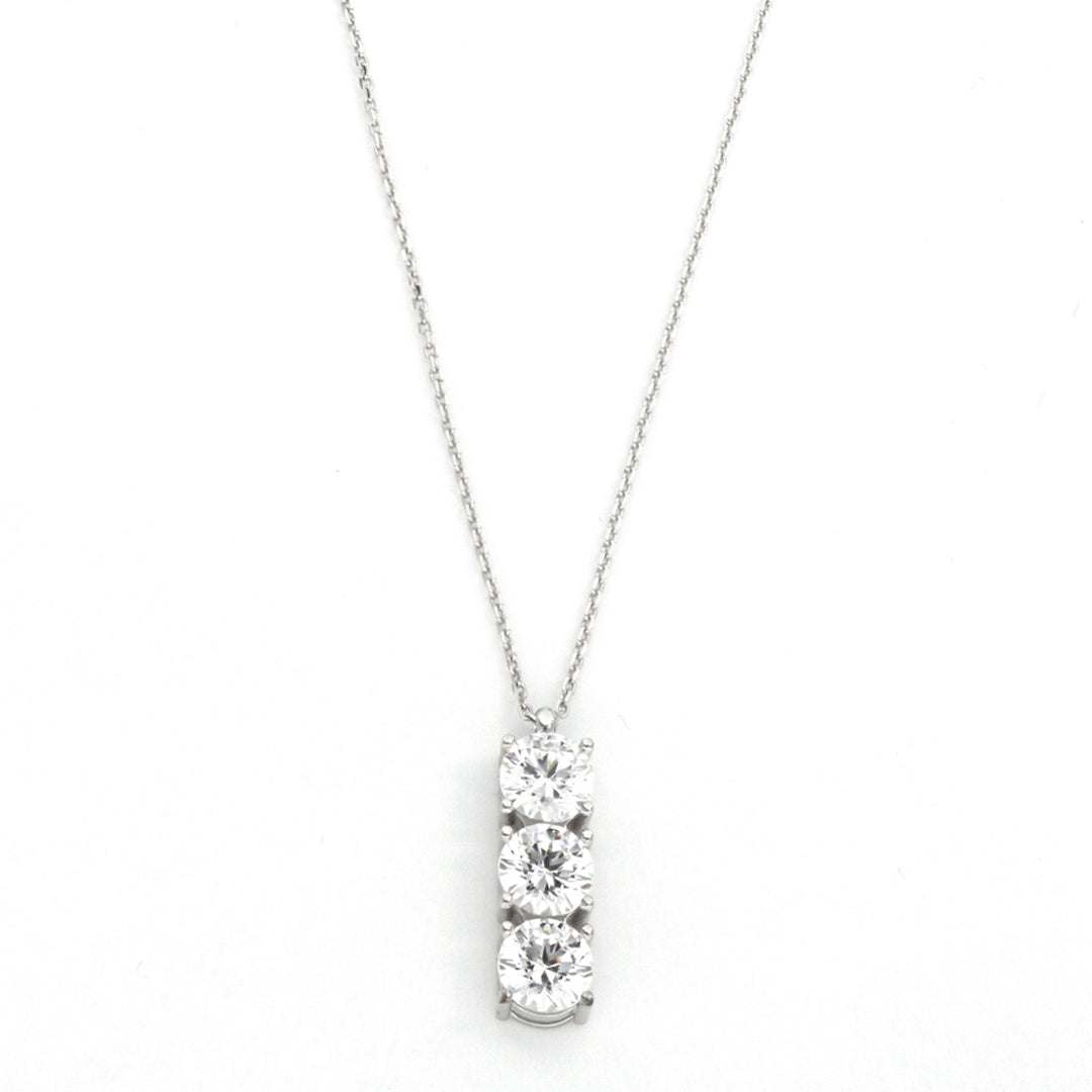 Collana Donna Unoaerre Argento 925 Trilogy Zirconi Bianchi 6070