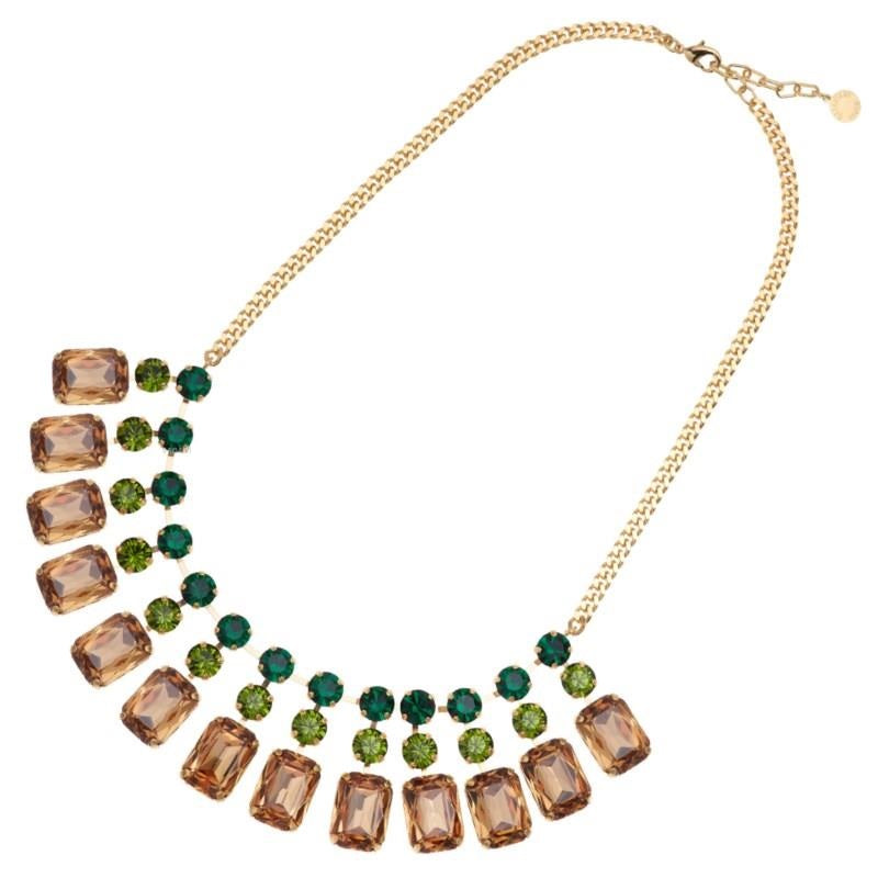 Collana Donna Ottaviani girocollo con cristalli colorati 501023C