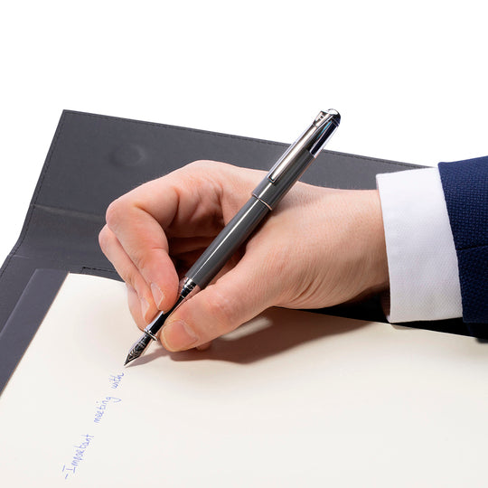 Penna Uomo Festina Acciaio Grigio Lucido Cappuccio Stilografica FWS2109/H