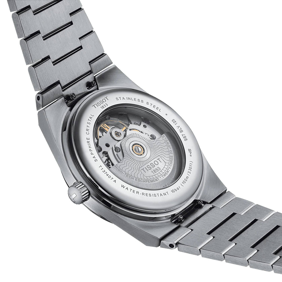 Orologio Acciaio Uomo Tissot Classic Prx Powermatic 80 Data Movimento Svizzero