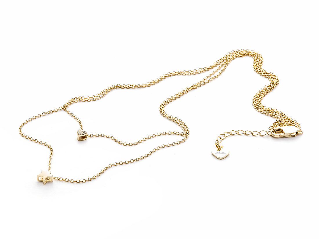 Collana Donna 4US Cesare Paciotti Argento 925 Con Zirconi Bianchi 4UCL4585W