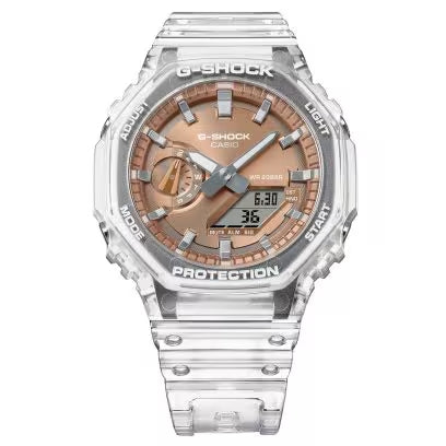 Orologio Unisex Casio G-SHOCK Rosè Scheletrato GA-2100BM-7A5ER