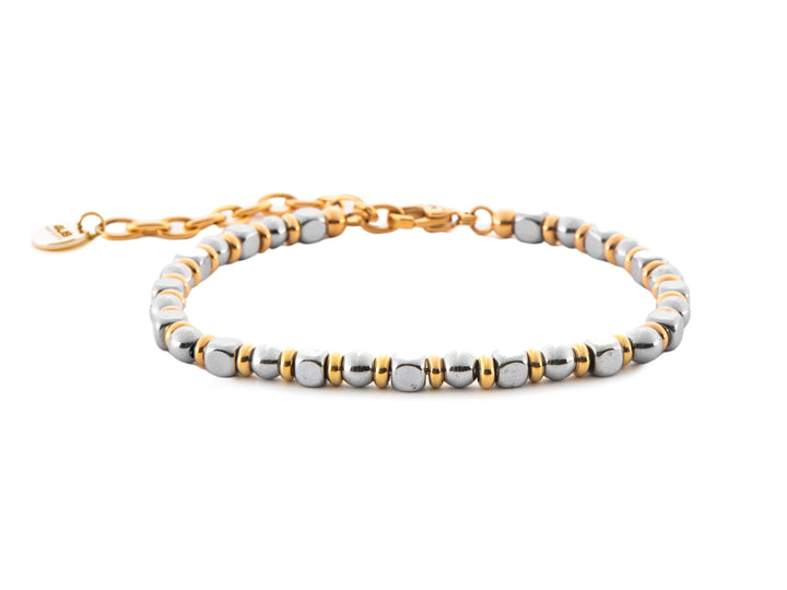 Bracciale Uomo 4US Cesare Paciotti Acciaio e Acciaio Dorato 4UBR7002