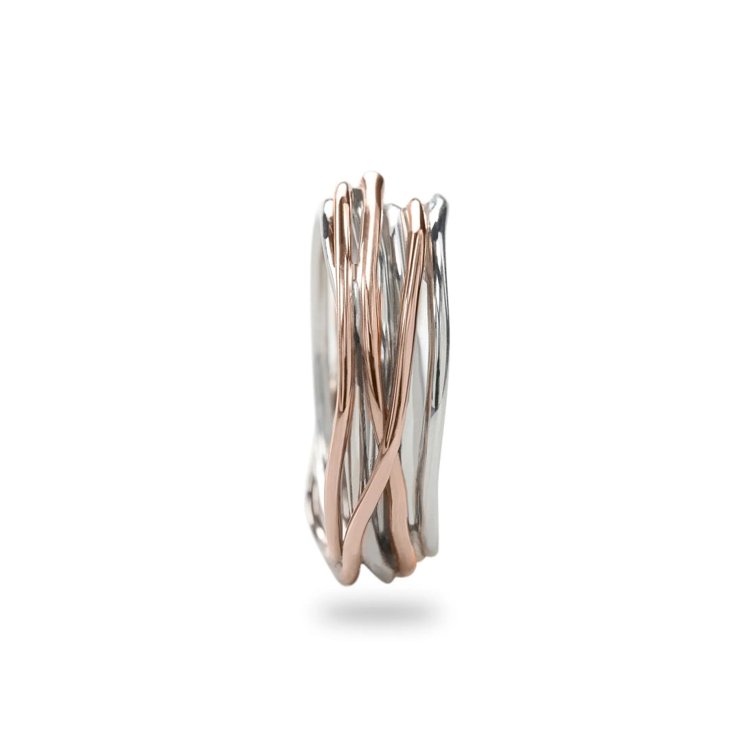 Anello Donna Filodellavita Classic 7 Fili Argento Oro Rosa Mis 13 AN7AR