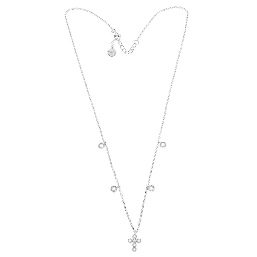 Collana Icona Crucis Zirconi Argento 925 AGI1003/C-ZB