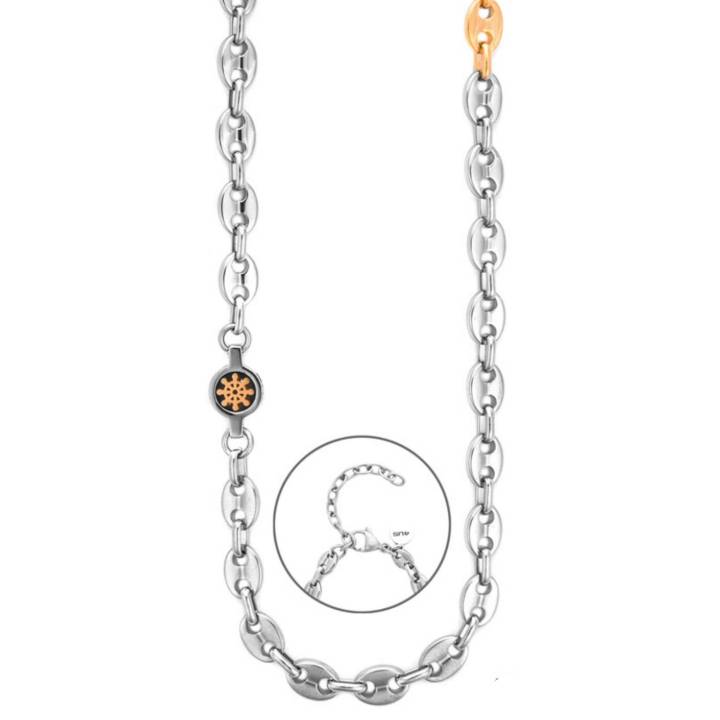 Collana Uomo 4US Cesare Paciotti Acciaio Rosè Timone 4UCL8626