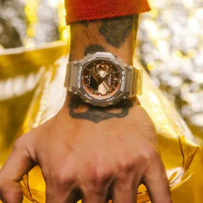 Orologio Unisex Casio G-SHOCK Rosè Scheletrato GA-2100BM-7A5ER