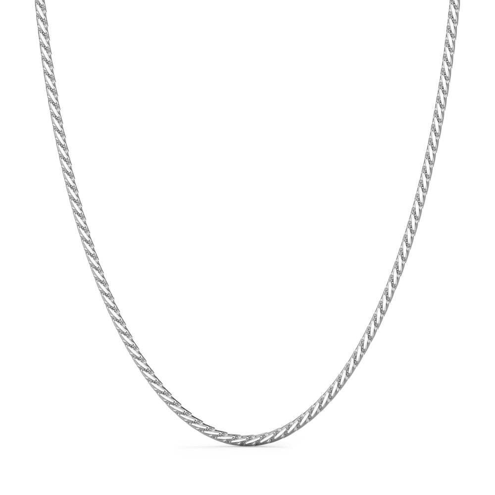 Collana Uomo Zancan Tennis Argento 925 Maglia Spigata EXC498-L-60