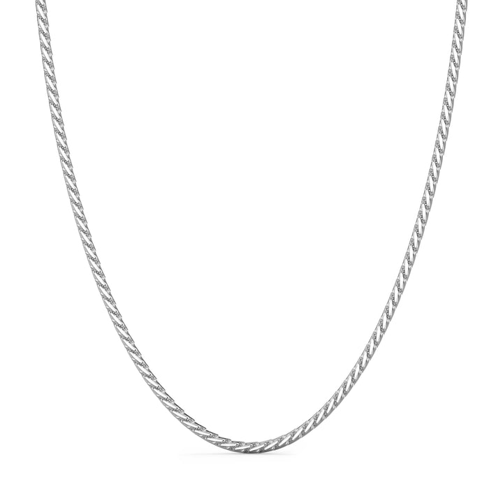 Collana Uomo Zancan Tennis Argento 925 Maglia Spigata EXC498-L-60