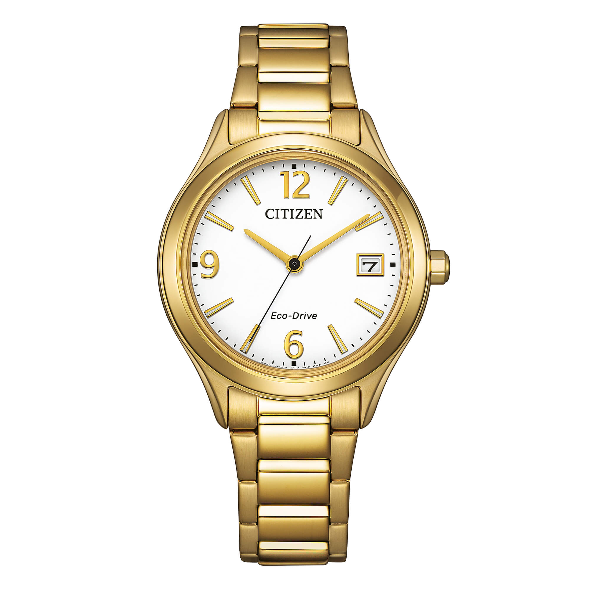 Orologio Donna Citizen Eco-Drive Bianco Carica Solare Acciaio Oro FE6122-64A