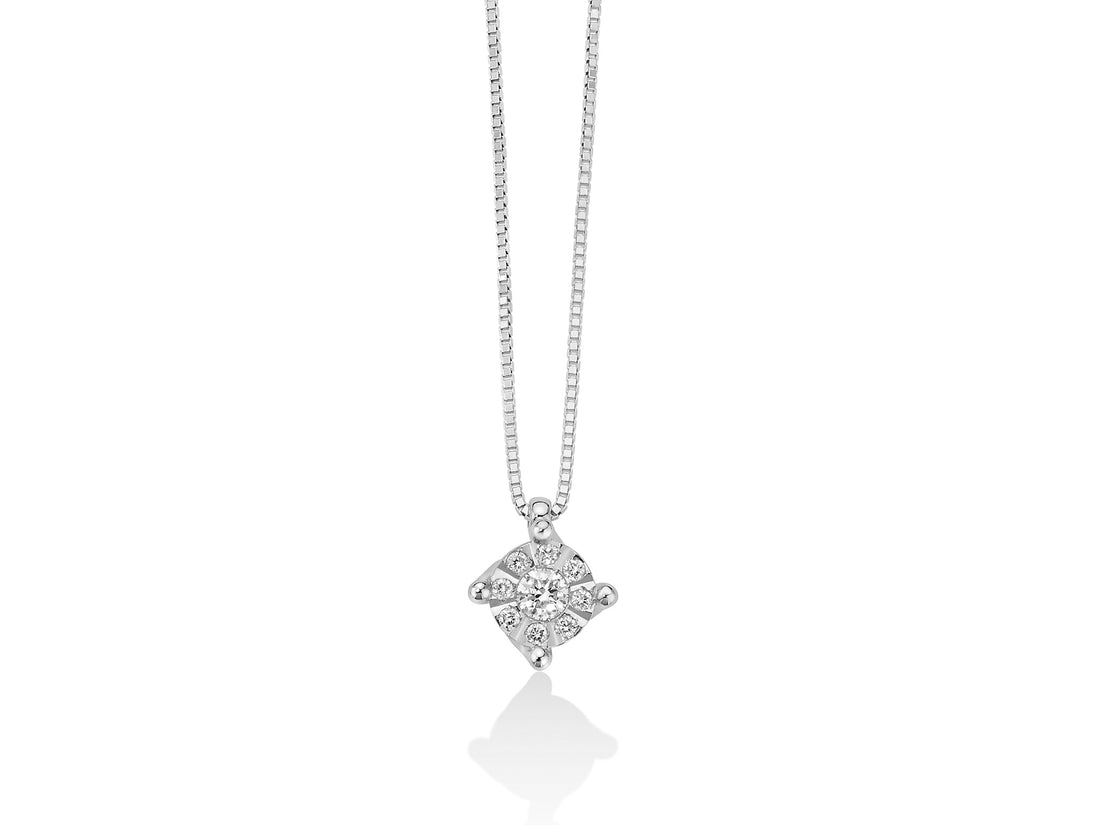 Collana Donna Miluna Punto Luce ORO 750 con  diamanti CLD4106