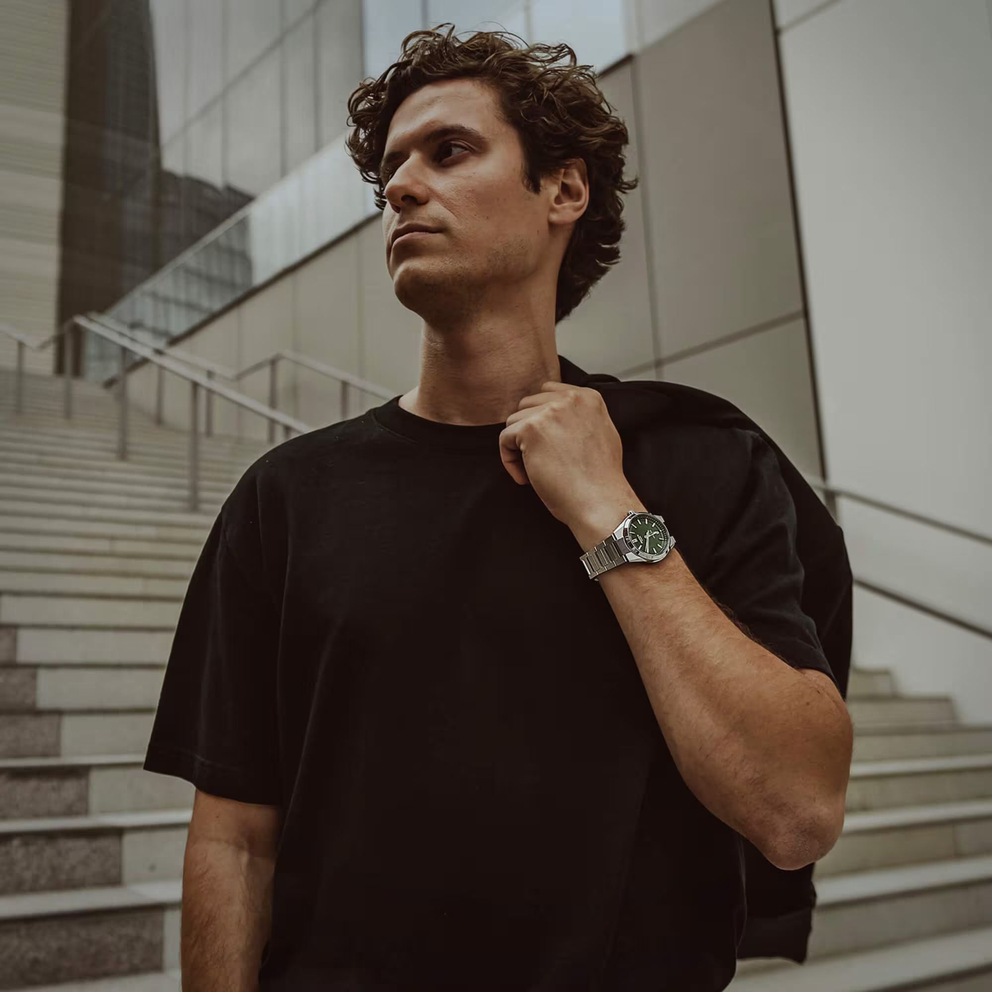 Orologio Uomo Casio Edifice Acciaio Verde Automatico EFK-100D-3AER