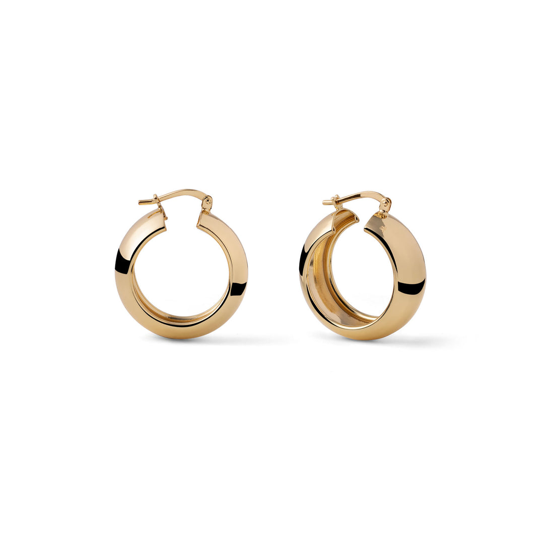 Orecchini Donna Unoaerre Bronzo Dorato Liscio Cerchi 2,50 Cm 572390