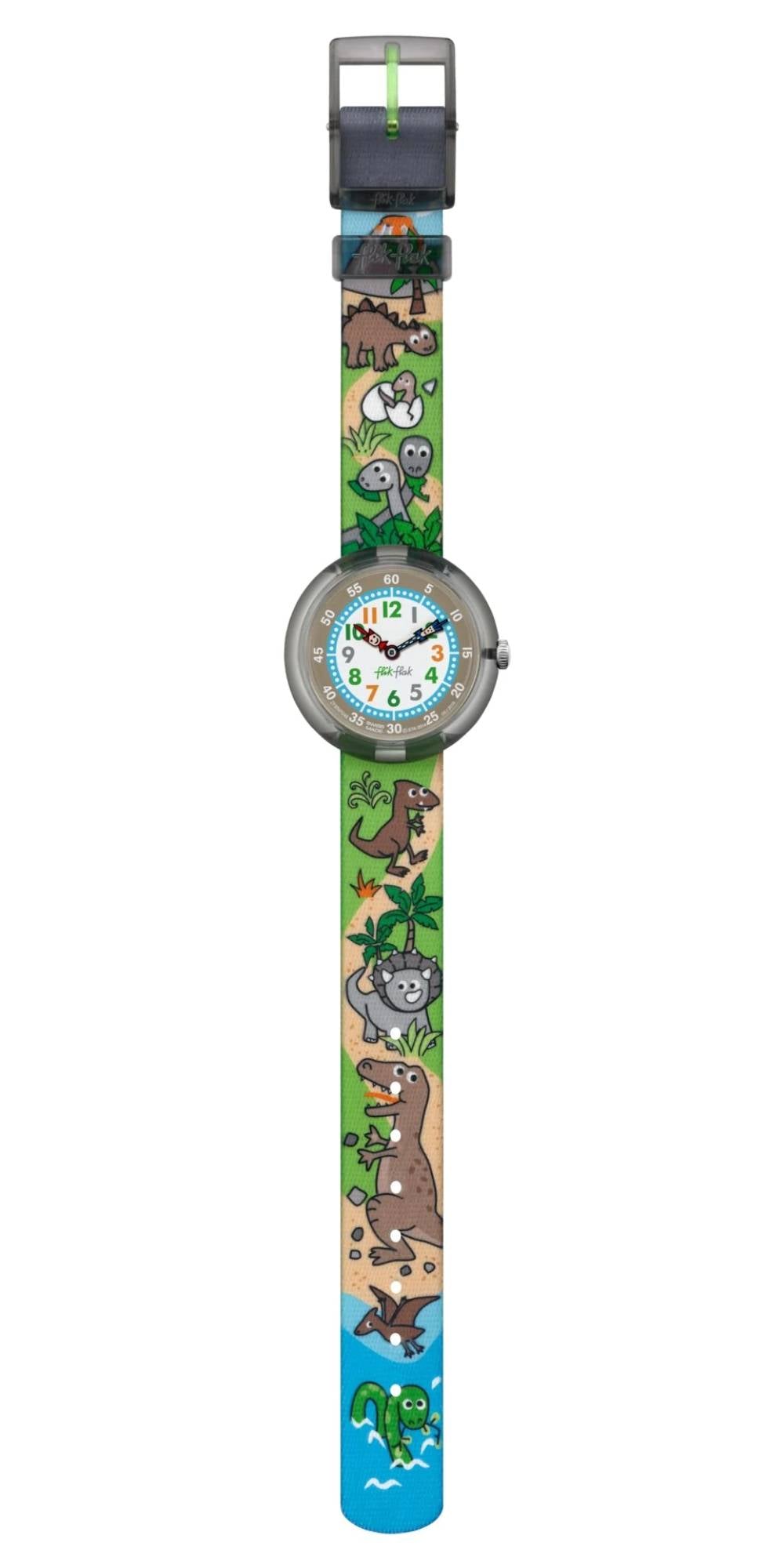 Orologio Bambino Swatch Solo Tempo Flik Flak Jurassic ZFBNP048