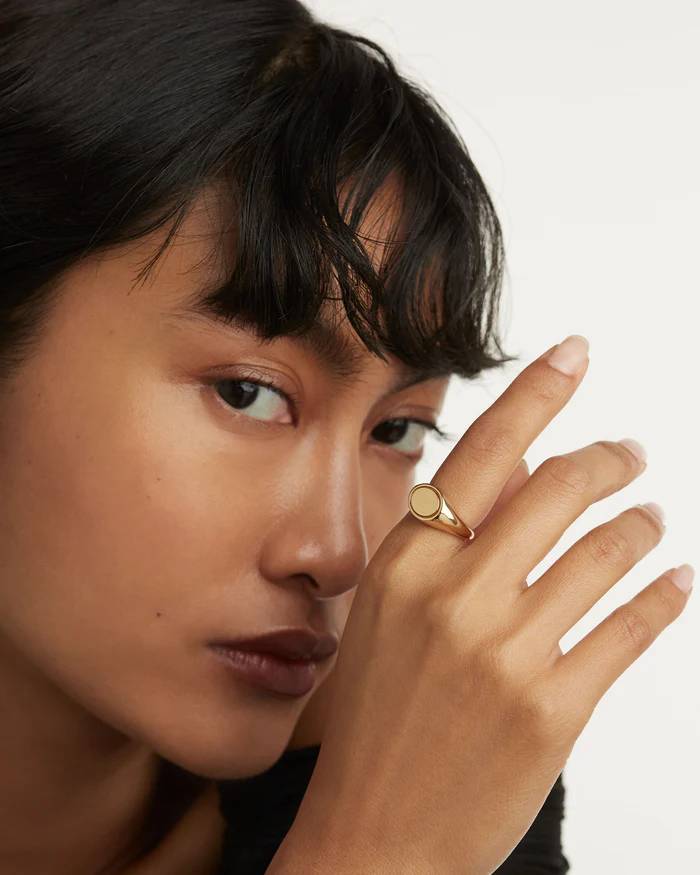 Anello Donna PDPaola Argento Dorato 925 Personalizzabile AN01-628-12