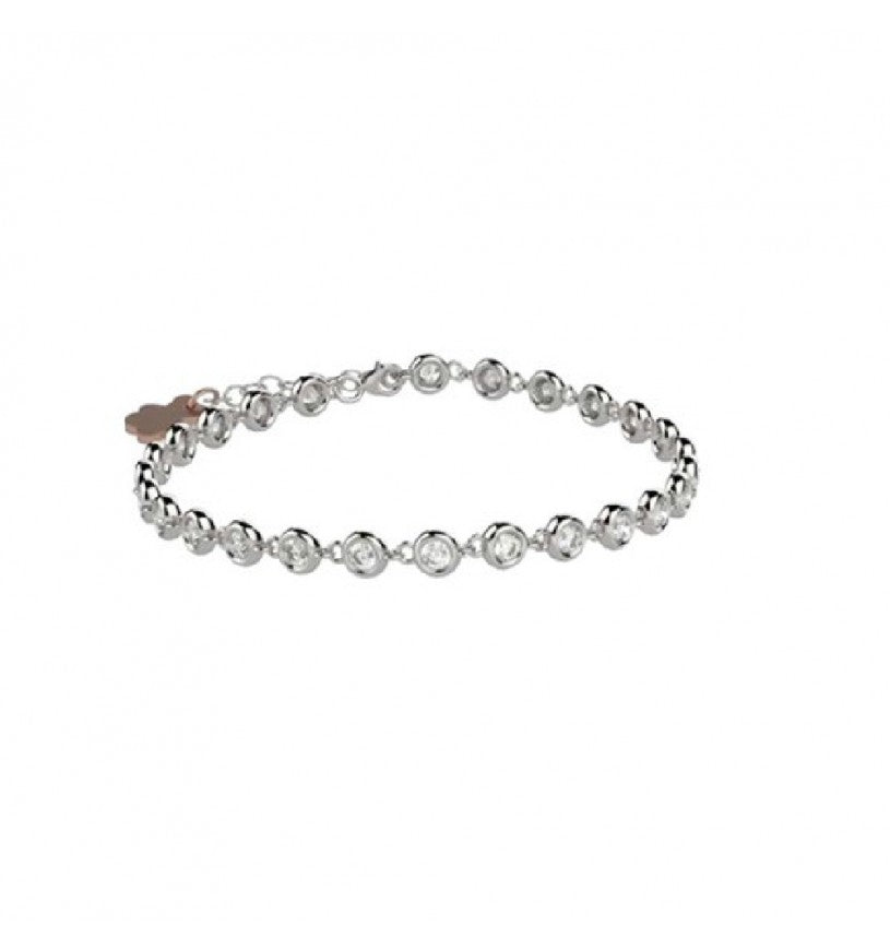 Bracciale Bambina Nanàn Argento 925 Tennis Zirconi Bianchi NAN0517