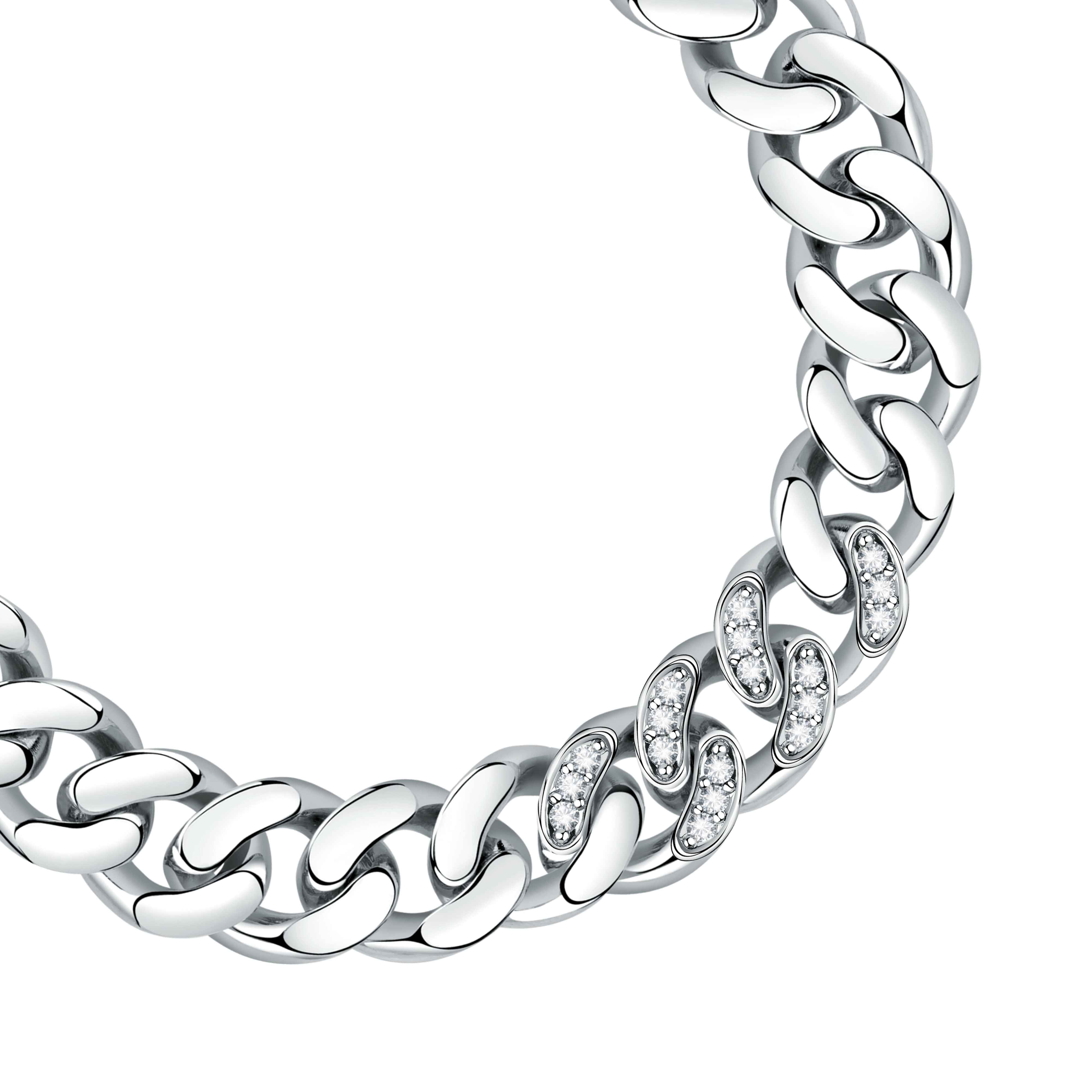 Bracciale Donna Chiara Ferragni Catena Groumette Zirconi
