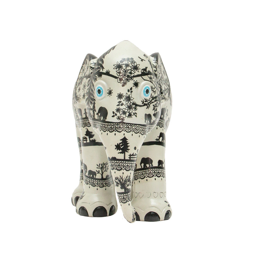 Scultura Elefante Onlylux The Journey 10cm Resina Dipinto A Mano 8858831259317