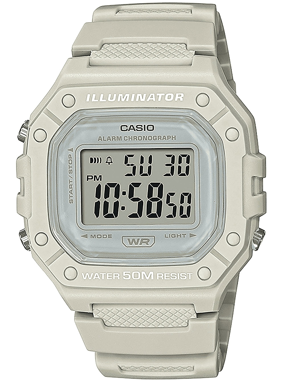 Orologio Donna Casio  Digitale Grigio Quarzo Cronografo Sveglia Timer W-218HC-8AVEF