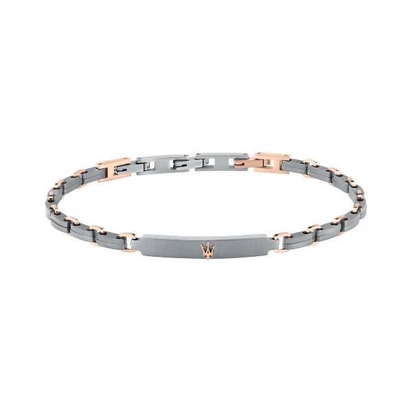 Bracciale Uomo Maserati Acciaio Rosè Titanio JM426AXF05