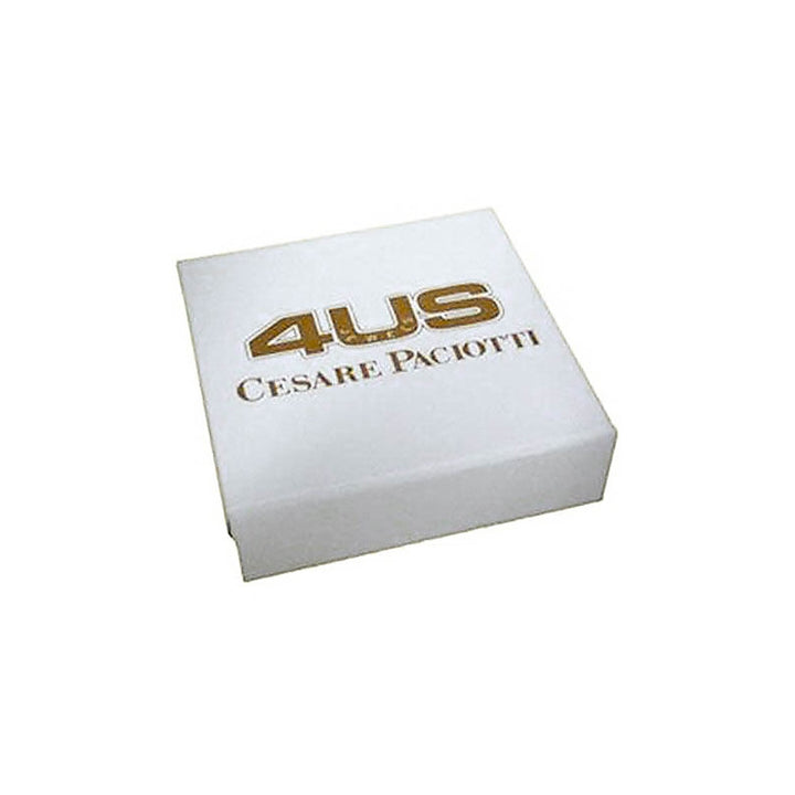 Bracciale Uomo 4US Cesare Paciotti acciaio Bianco con centrale rigido colore PVD nero 4UBR3825