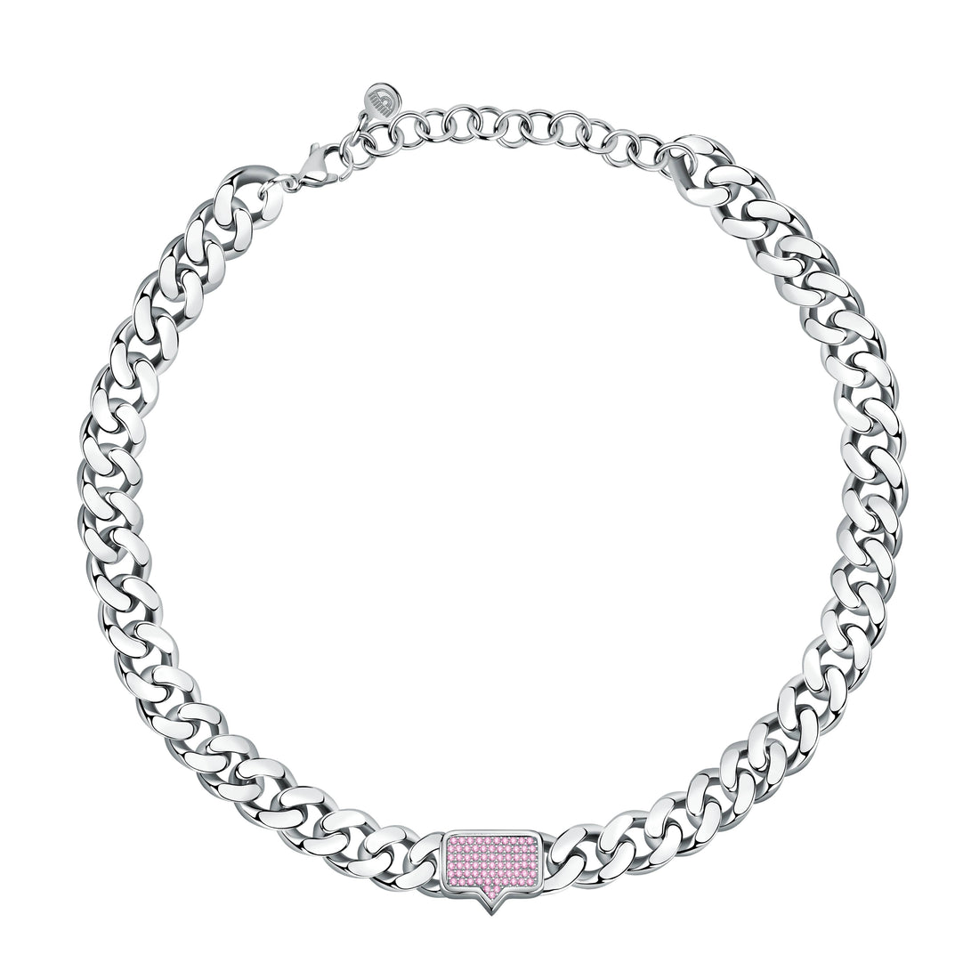 Collana Donna Chiara Ferragni Catena Groumette Quarzo Rosa