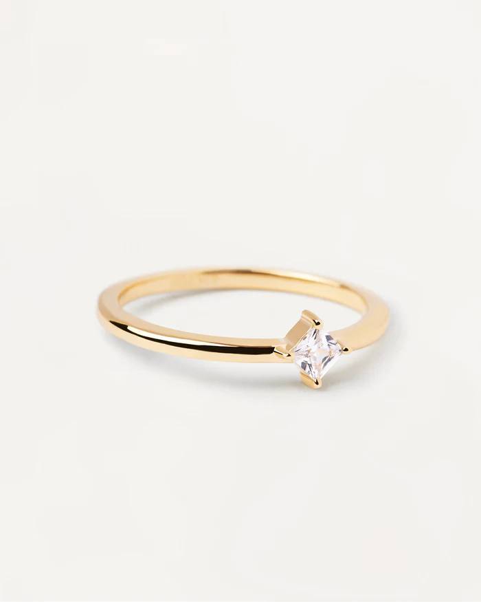 Anello Donna PDPaola Argento Dorato 925 Zircone AN01-817-14
