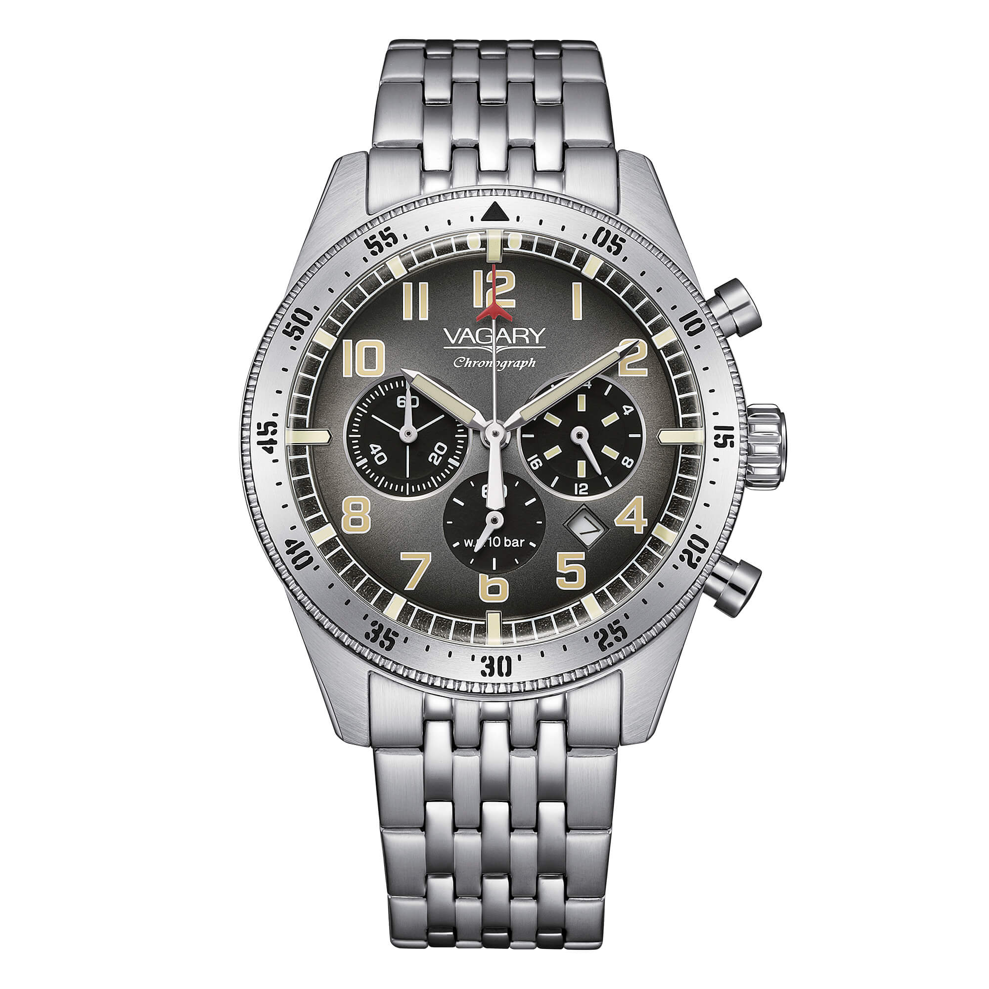 Orologio Uomo Vagary By Citizen Fly Boy Cronografo Acciaio IV2-117-61