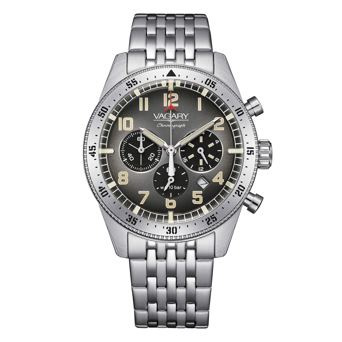 Orologio Uomo Vagary By Citizen Fly Boy Cronografo Acciaio IV2-117-61